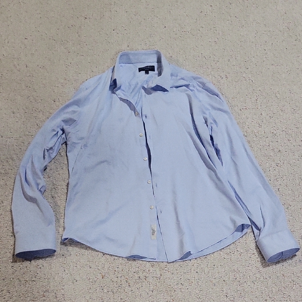 Germirli Men's Light Blue Dress Shirt